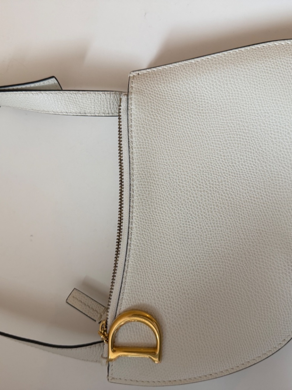 Christian Dior 3 zipper saddle bag with scarf - Picture 2 of 10